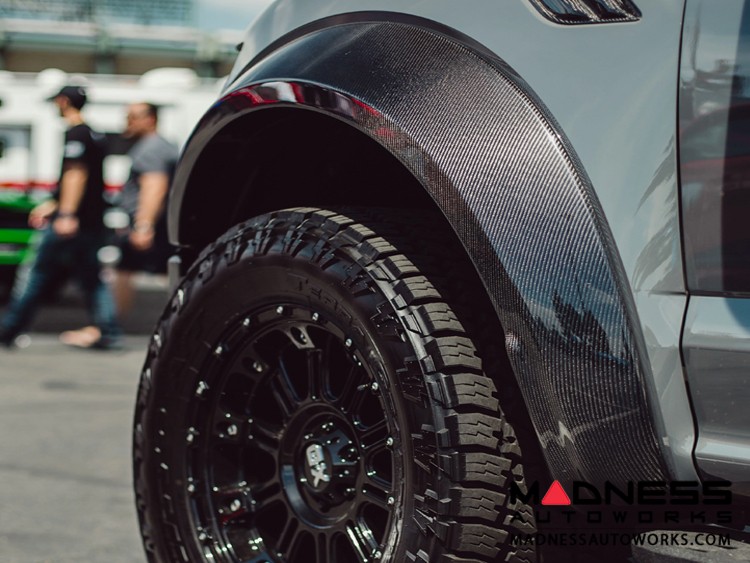 Ford Raptor Front Fender Flares TypeWide Carbon Fiber Pair
